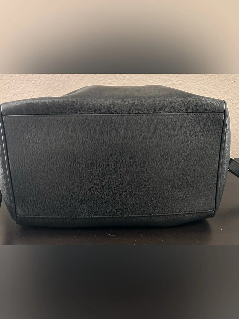 Versace Black Medusa Leather Boston Bag